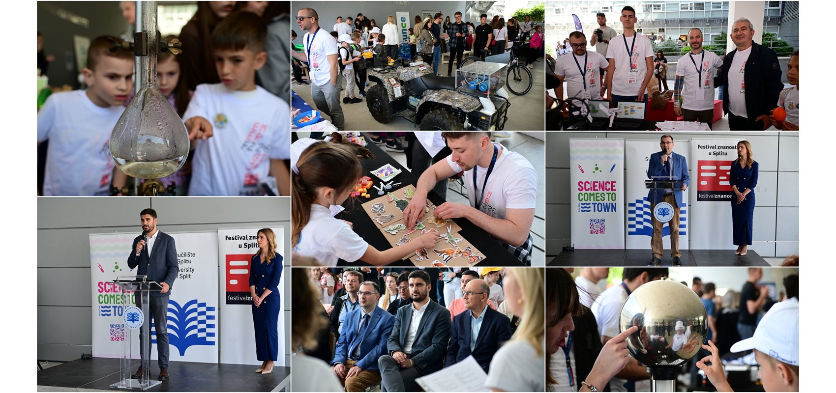 FOTOGALERIJA Svečano otvoren Festival znanosti uz velik interes djece i bogat program 